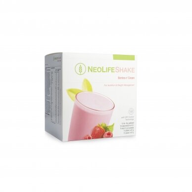 NeoLifeshake, protein drink - food substitute, berry and cream, chocolate and vanilla flavors