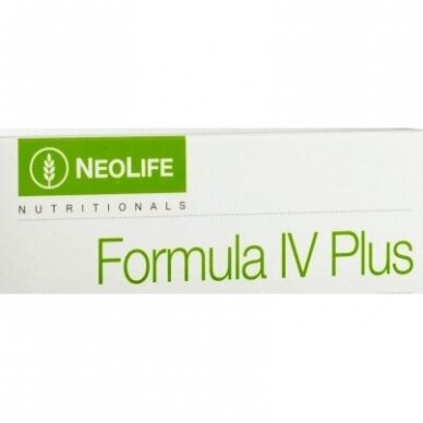 „Formula IV Plus“, polivitaminų ir mineralų maisto papildas Neolife