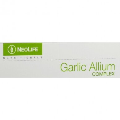 „Garlic Allium Complex“, česnako ir svogūno maisto papildas Neolife