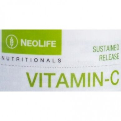 „Sustained Release Vitamin C“, vitamino C maisto papildas Neolife